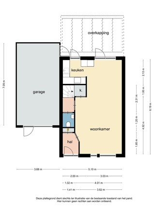 Floorplan - Zonstraat 6, 6133 VC Sittard